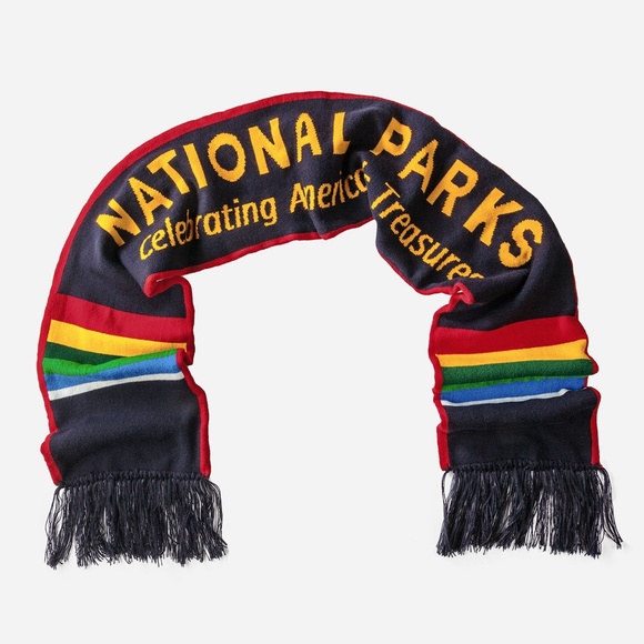 PENDLETON National Park Script Scarf NWT - Picture 6 of 11